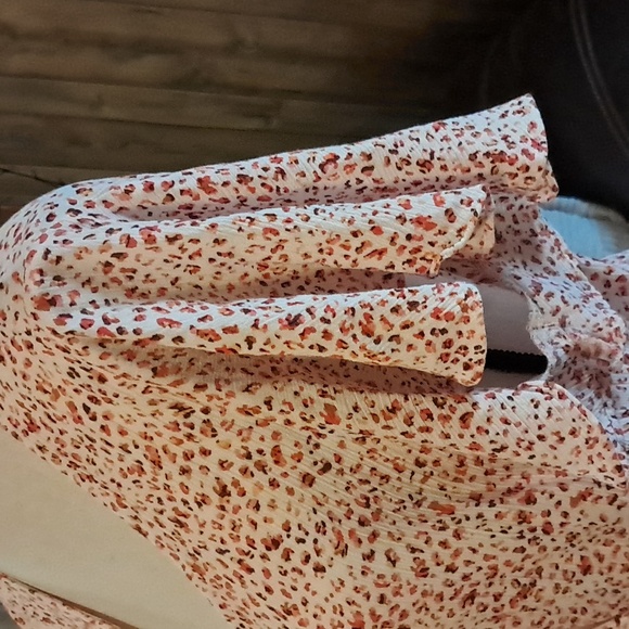 Jodifl Multi Print Babydoll Tiered Lined Dress Size - Picture 7 of 10